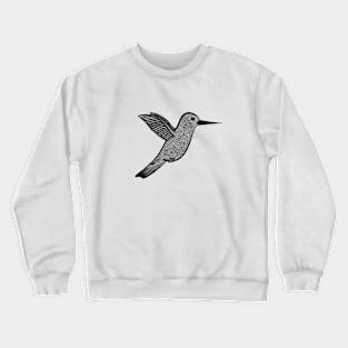 Hummingbird Ink Art - on light colors Crewneck Sweatshirt